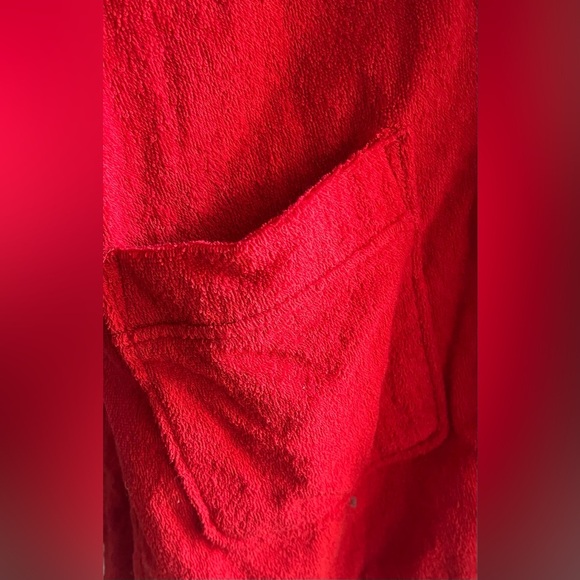 NWT Victoria’s Secret terrycloth bathrobe Sz XS extra small/small red - Picture 4 of 10